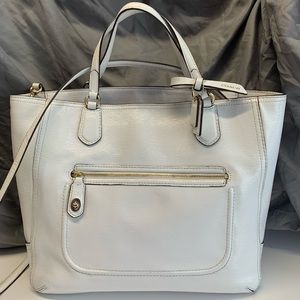 Coach Poppy Blair Glossy White Satchel/Crossbody